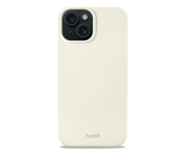 Holdit Silicone Case iPhone 15 Soft Linen - 1236011 - zdjęcie